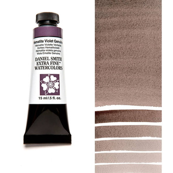 Daniel Smith Extra Fine Watercolor - Hematite Violet Genuine, 15 ml Tube