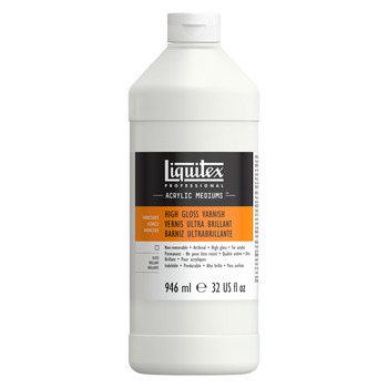 Liquitex Acrylic High Gloss Varnish, 32oz Bottle