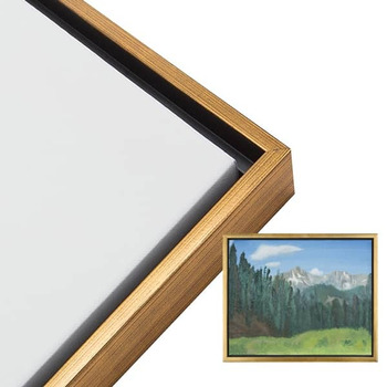 Illusions Floater Frame, 24"x30" Antique Gold - 3/4" Deep
