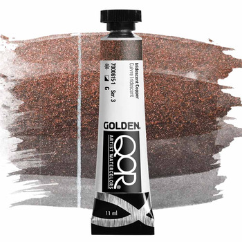 Qor Watercolor Paint - Iridescent Copper, 11ml Tube
