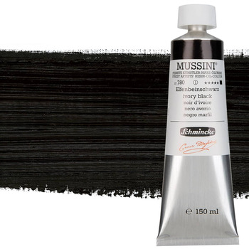 Schmincke Mussini Oil Color 150ml - Ivory Black