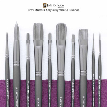 Grey Matters Acrylic Synthetic Brushes
