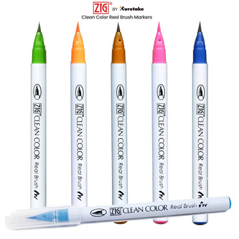 Kuretake Zig Clean Color Real Brush Pens and Sets