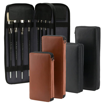 Genuine Leather Brush Cases by Creative Mark