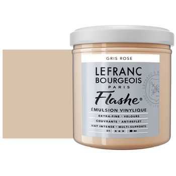 Lefranc & Bourgeois Flashe Vinyl Paint - Pink Grey, 125 ml Jar