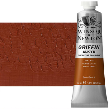 Winsor & Newton Griffin Alkyd Fast-Drying Oil Color - Light Red, 37ml Tube