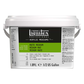 Liquitex Acrylic Fluid Mediums - Matte, 64oz