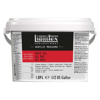 Liquitex Acrylic Gel Medium - Matte, 1/2 gallon