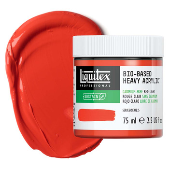 Liquitex Bio-Based Heavy Acrylic - Cadmium-Free Red Light, 75ml Jar