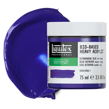 Liquitex Bio-Based Heavy Acrylic - Ultramarine Blue (Red Shade), 75ml Jar