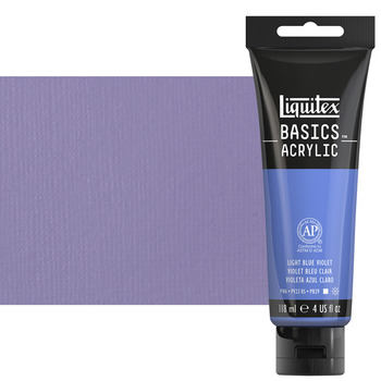 Liquitex Basics Acrylic Paint - Light Blue Violet, 4oz Tube