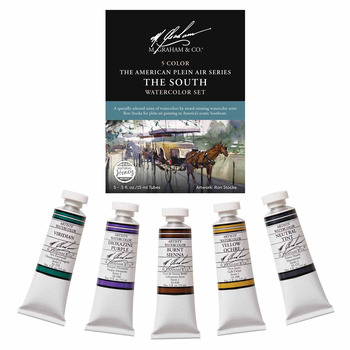 M. Graham Watercolor The South Set of 5, 15ml Tubes