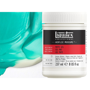 Liquitex Acrylic Gel Medium - Matte, 8 oz