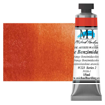 Michael Harding Watercolor - Orange Benzimidazolone, 15ml Tube