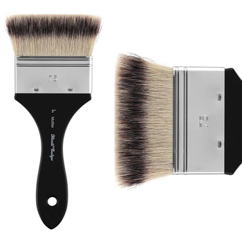 Mimik Synthetic Badger Brush, Mottler Size 3"