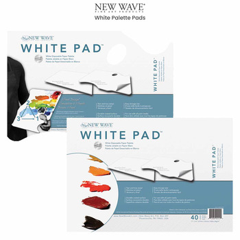 New Wave White Paper Palette Pads