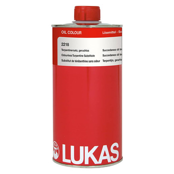 LUKAS Oil Painting Medium - Odorless Thinner, 1 Liter Can