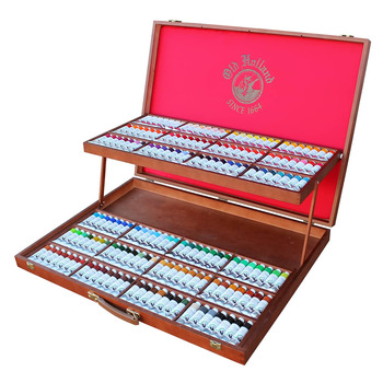 Old Holland Limited Edition Oil Color Wood Box Set of 168 (40ml) - Complete Range of Colors