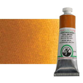 Old Holland Oil Color - Old Holland Yellow Brown, 40ml Tube