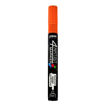 Pebeo 4Artist Marker Orange Broad Bullet Nib 4 mm