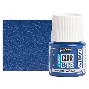 Pebeo Setacolor Leather Paints - Ultramarine Blue, 45ml