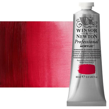 Tri-Art High Viscosity Artist Acrylic - Alizarin Crimson Hue, 60 ml tube