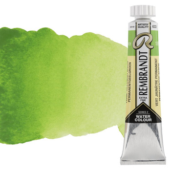 Rembrandt Artists' Watercolor, Permanent Yellow Green 20ml Tube