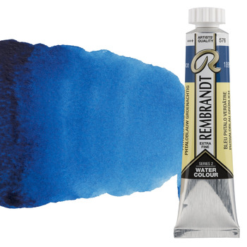 Rembrandt Artists' Watercolor, Phthalo Blue Green 20ml Tube