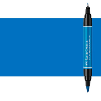 Pitt Artist Pen Dual Tip Marker, Phthalo Blue