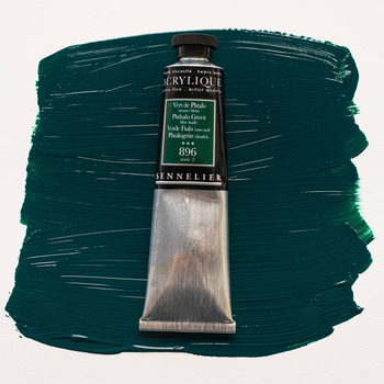 Sennelier Extra Fine Artist Acrylics - Phthalo Green (Blue Shade), 60ml