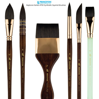 Princeton Neptune Series 4750 Synthetic Squirrel Brushes and Sets
