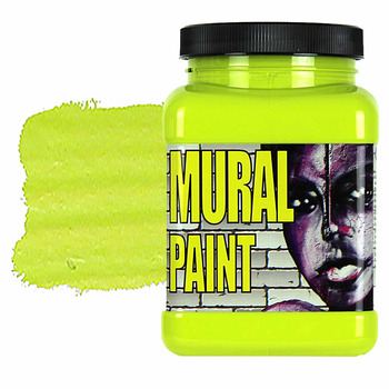 Chroma Acrylic Mural Paint - Psychedelic (Yellow Green), 16oz