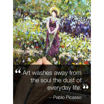 Inspirational Quote Art eGift Card - Pablo Picasso eGift Card
