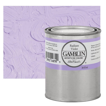 Gamblin Artists Oil - Radiant Violet, 16oz Can