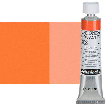 Schmincke Designers' Gouache Red Orange, 20ml