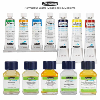 Schmincke Norma Blue Water-Mixable Oils & Mediums