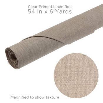 Senso Clear Primed Linen Canvas Roll, 54" x 6 Yards