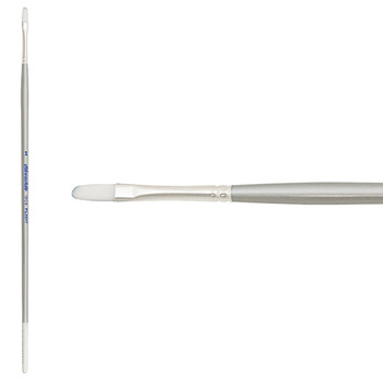 Silver Brush Silverwhite® Synthetic Long Handle Brush Series 1503 Filbert #1