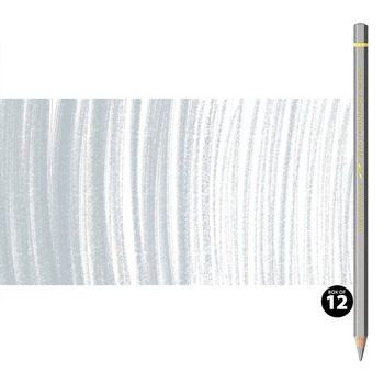 Caran d'Ache Pablo Colored Pencil No. 498 Silver (12 Pack)