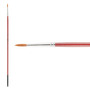 SoHo Urban Artist Golden Taklon Brush, Round Size # 1 (Long Handle)