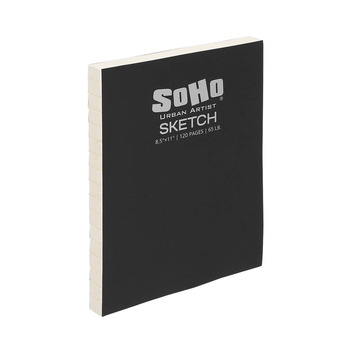 SoHo Open Bound Sketchbook 8.5 x 11 in (120 sheets) White