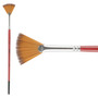 SoHo Urban Artist Teijin Fiber Brush, Fan Size # 4 (Short Handle)