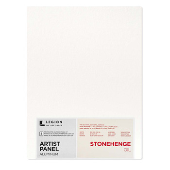 Stonehenge Oil Aluminum Artist Panel 320gsm - 12" x 16" White