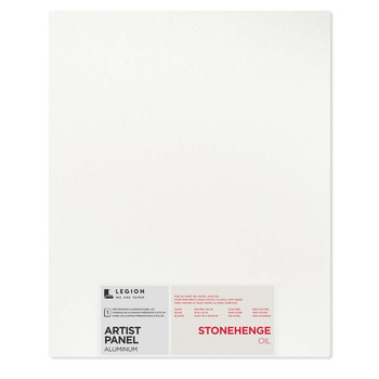 Stonehenge Oil Aluminum Artist Panel 320gsm - 16" x 20" White
