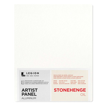 Stonehenge Oil Aluminum Artist Panel 320gsm - 8" x 10" White