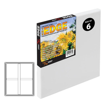 The Edge All Media Pro Cotton Canvas, 30"x30" - 11/16" Deep (Box of 6)