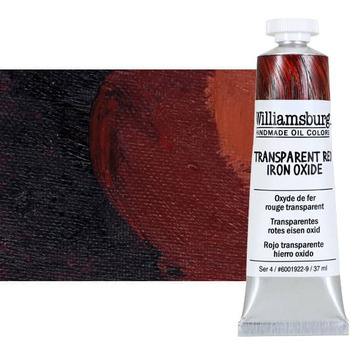 Williamsburg Oil Color, Transparent Red Iron Oxide, 37ml Tube