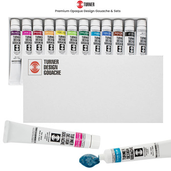 Gouache Paint Set, 36 Colors X 12Ml Twin Jelly Cup Design with 3 Paint  Brushes