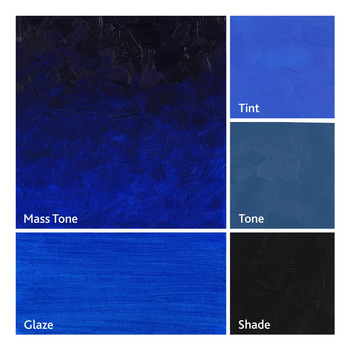 Tusc & Pine Artist Oil Color - Ultramarine Blue, 40ml Tube