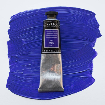Sennelier Extra Fine Artist Acrylics - Ultramarine Violet, 60ml
